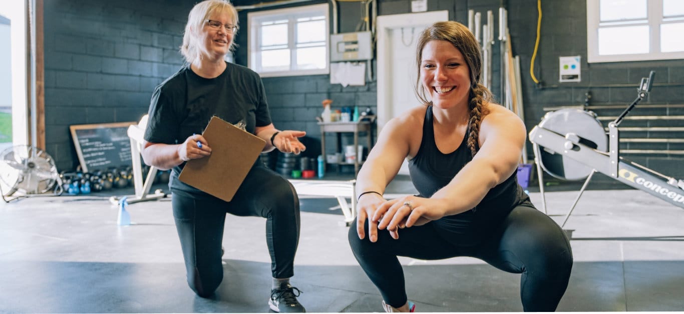 Strength training session in progress at CrossFit Ironside