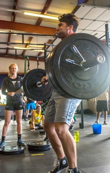CrossFit Ironside Man Lifting Barbell